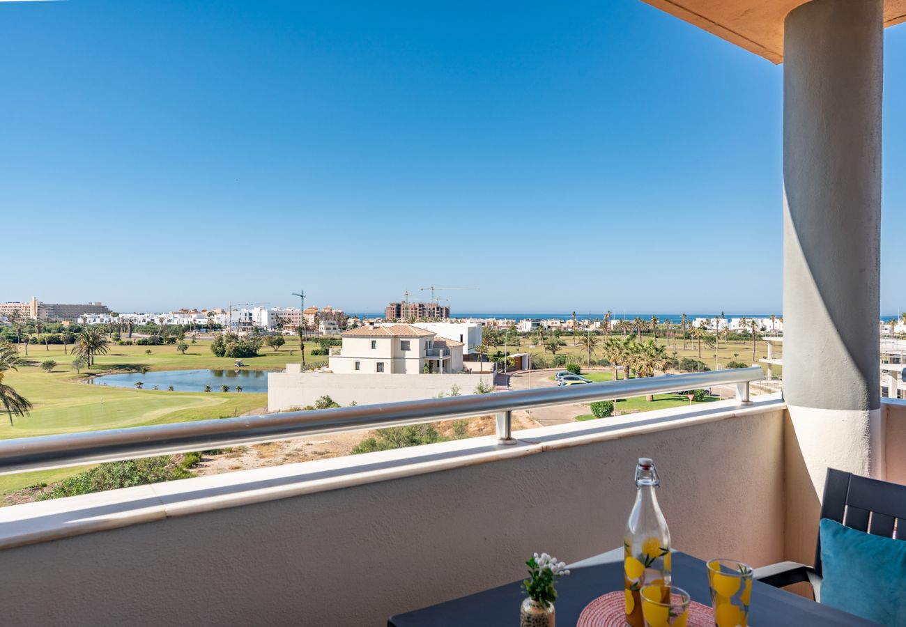 Ferienwohnung in El Ejido - AlmeriaSuite Palm Beach Golf & Pool 1301