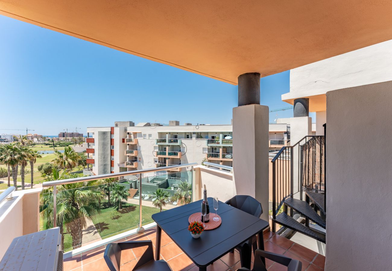 Ferienwohnung in El Ejido - AlmeriaSuite Palm Beach Golf & Pool 3301