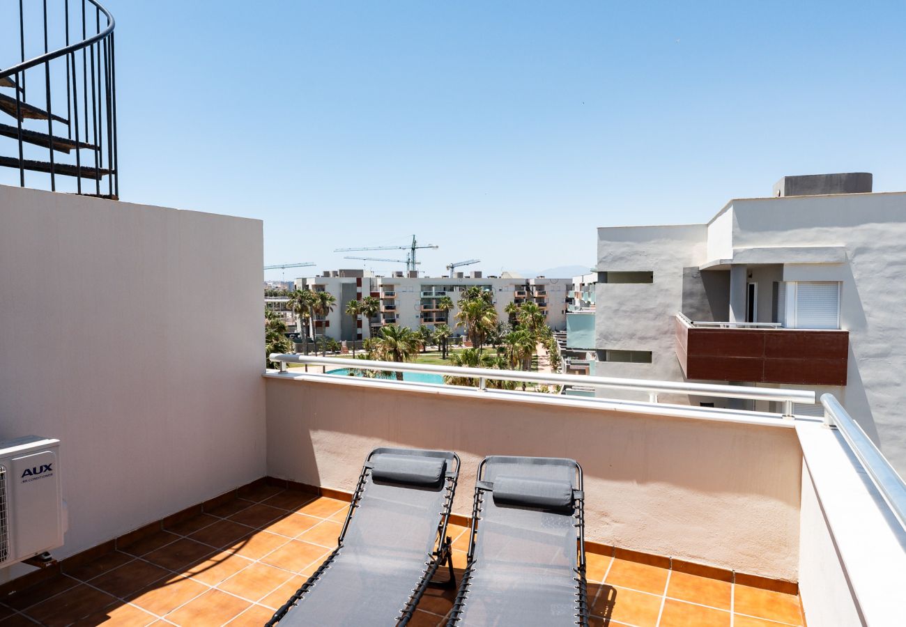 Ferienwohnung in El Ejido - AlmeriaSuite Palm Beach Golf & Pool 6308
