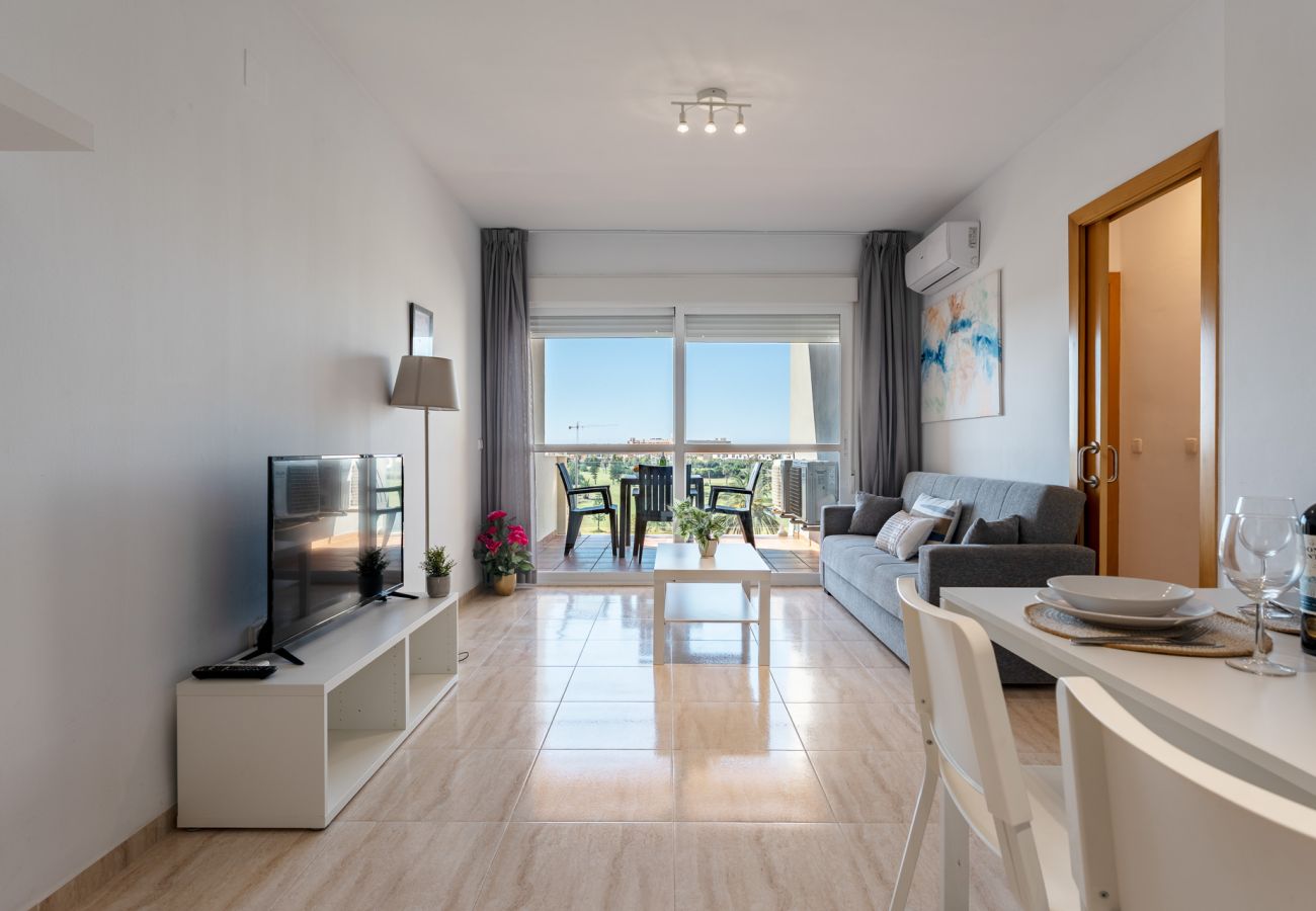 Ferienwohnung in El Ejido - AlmeriaSuite Palm Beach Golf & Pool 7306